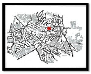 Image of West Wickham - Hayes - Coney Hall – SE London Type Map
