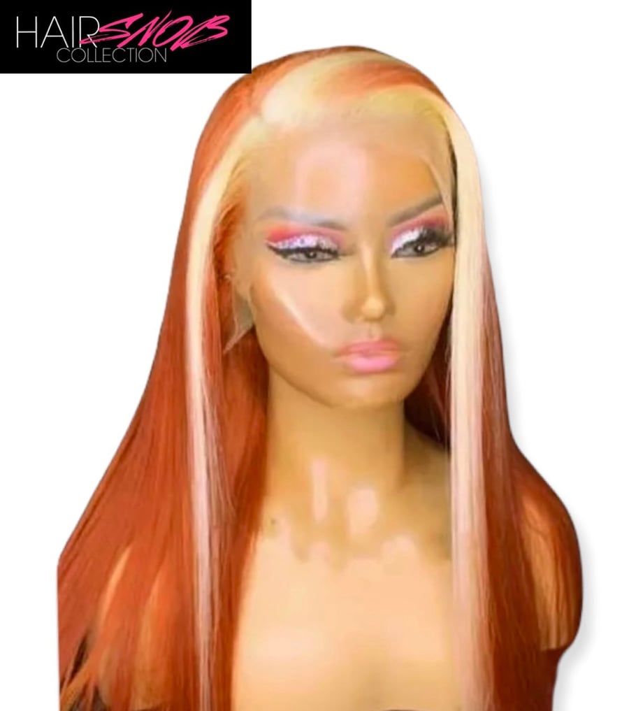 Image of Lace Front 13x4 Ginger Orange/#613 Straight or Body Wave Wig