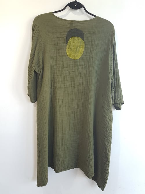 Image of forest green tunic m/l