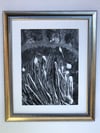 Commissioned work "Palm Leaves" Hahnemühle Fine Art Print/framed 40x50 cm