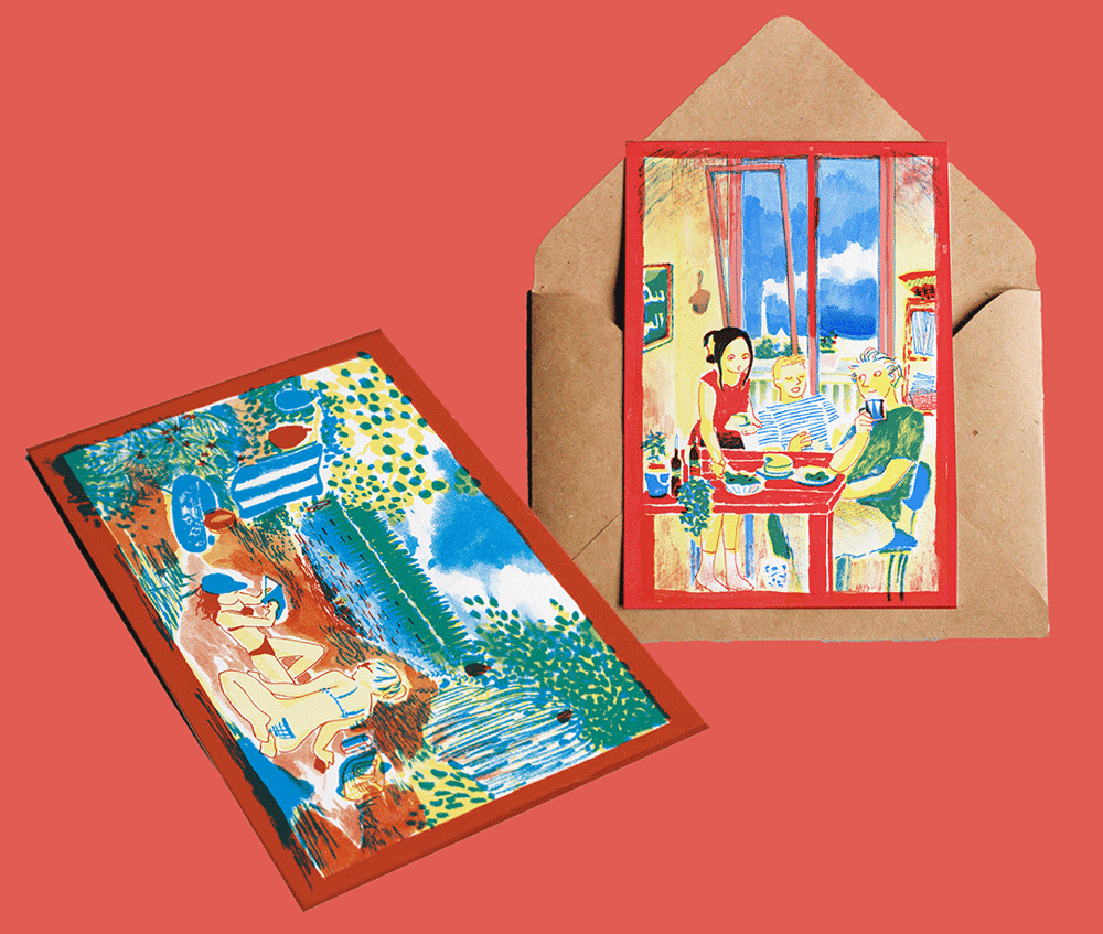 Image of SOLALA set (comic, 2 postcards, Japanese translation booklet)