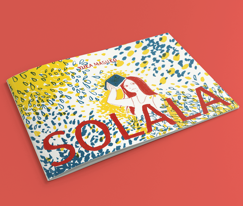 Image of SOLALA set (comic, 2 postcards, Japanese translation booklet)