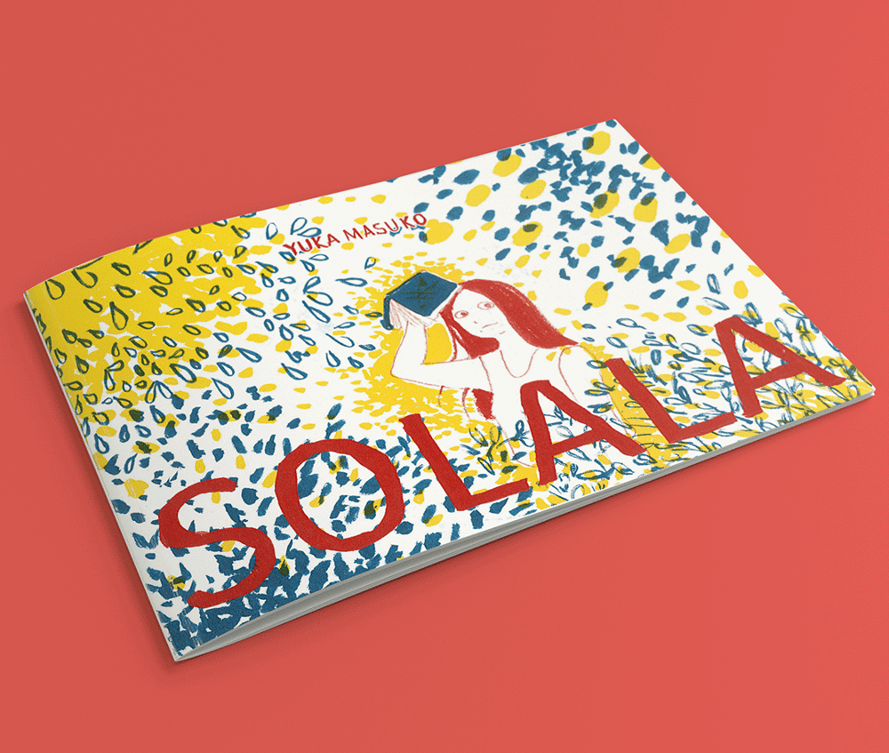 Image of SOLALA set (comic, 2 postcards, Japanese translation booklet)