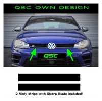 Image 1 of Vw Golf Mk7/7.5 Self Dechrome Sticker Kit with Blade