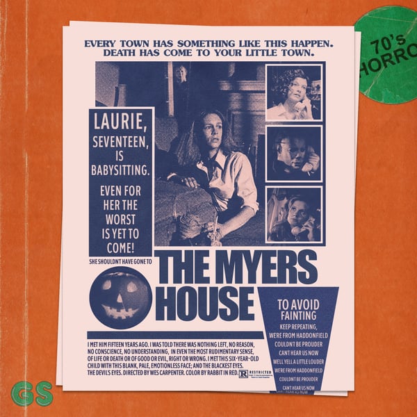 Image of 'The Myers House' Art Print