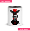 "Nevermore" - Inner Color Mug - by: KikiLoe
