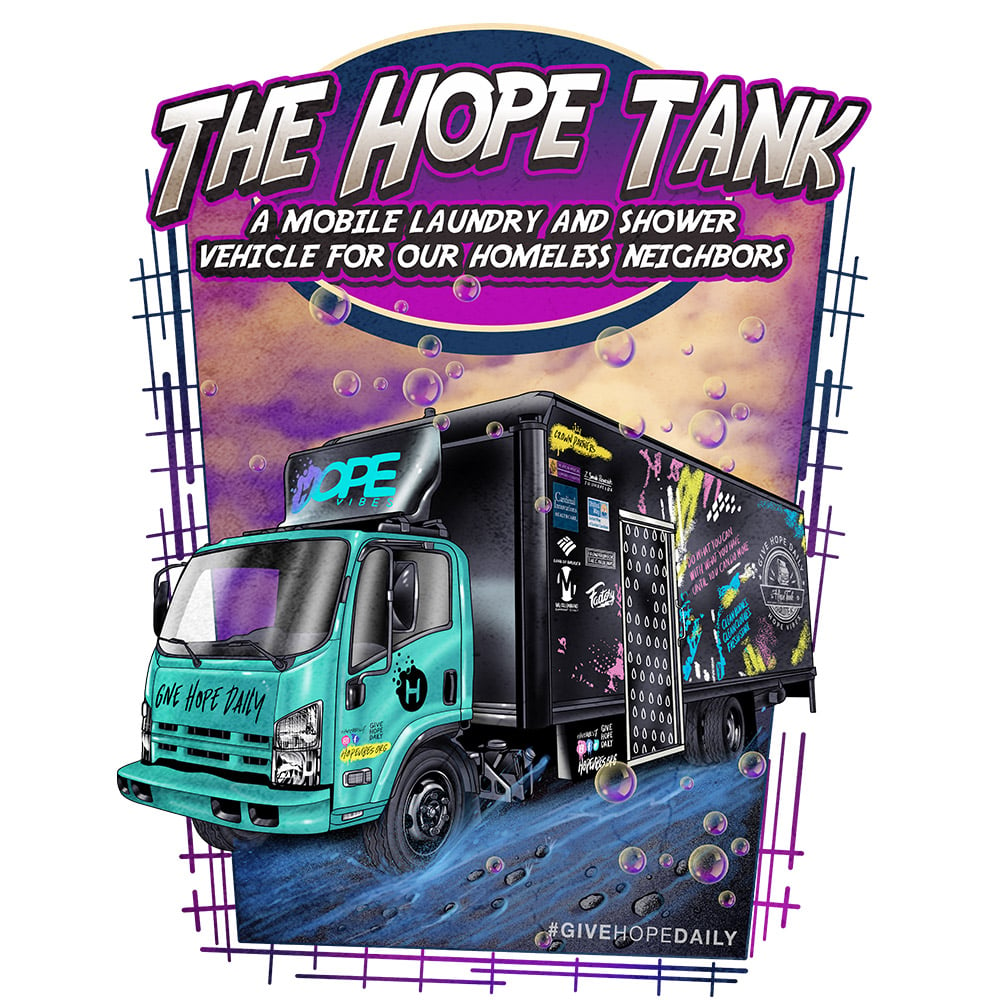 The Hope Tank Graphic T - Black