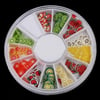 Fruit Slices 3D Designs Wheel Shape Nail Art Easy to Use DIY Nail Accessories in a One Stop Shop Shi