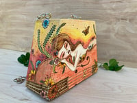 Image 3 of  Cello Tiny Decorative Purse Box - For Cello Player and Music Lover - "Cello Dreams." 