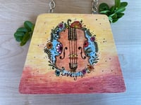 Image 4 of  Cello Tiny Decorative Purse Box - For Cello Player and Music Lover - "Cello Dreams." 