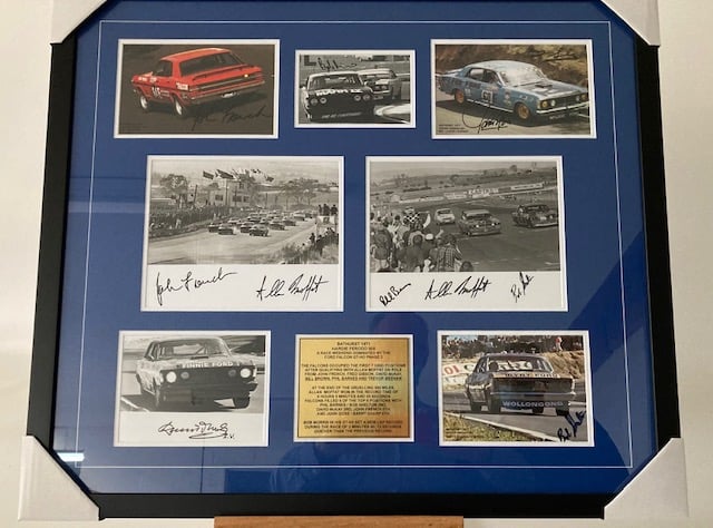 Image of Bathurst 1971. Hardie Ferodo 500. 50 Year Anniversary Commemorative Autographed Frame.