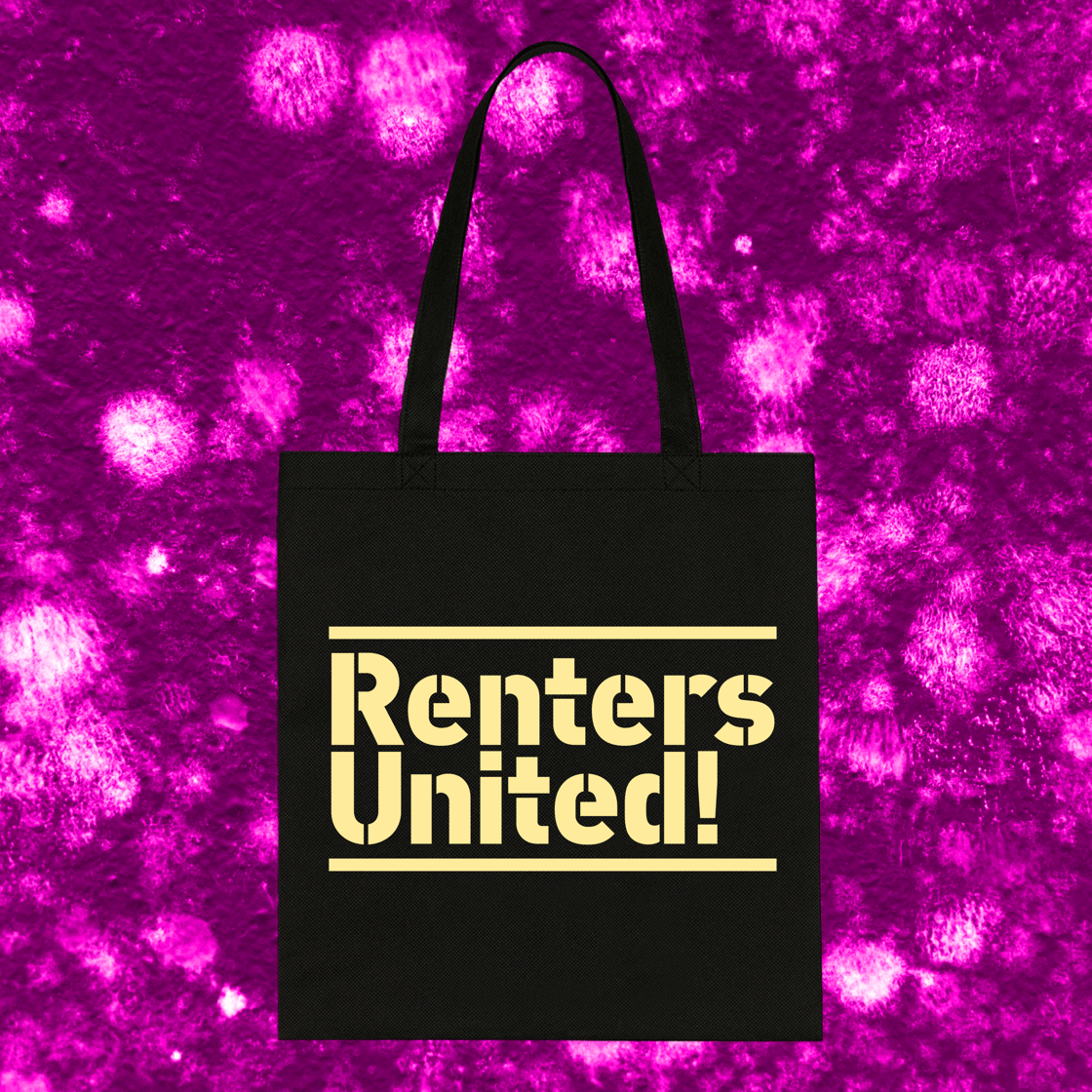 Image of Black tote bag