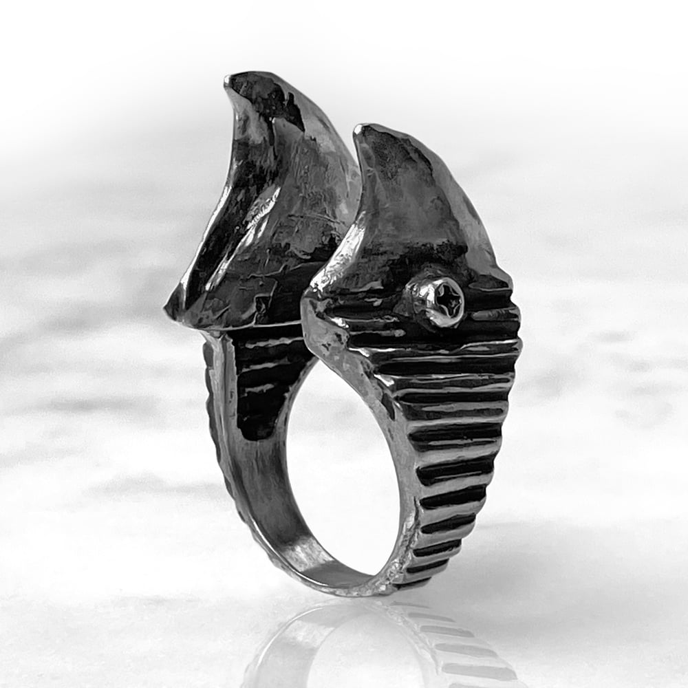 Image of Double Thorn Ring
