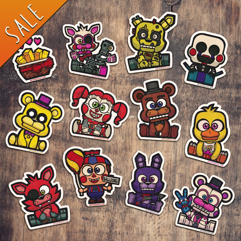 Five Nights At Freddys Stickers for Sale