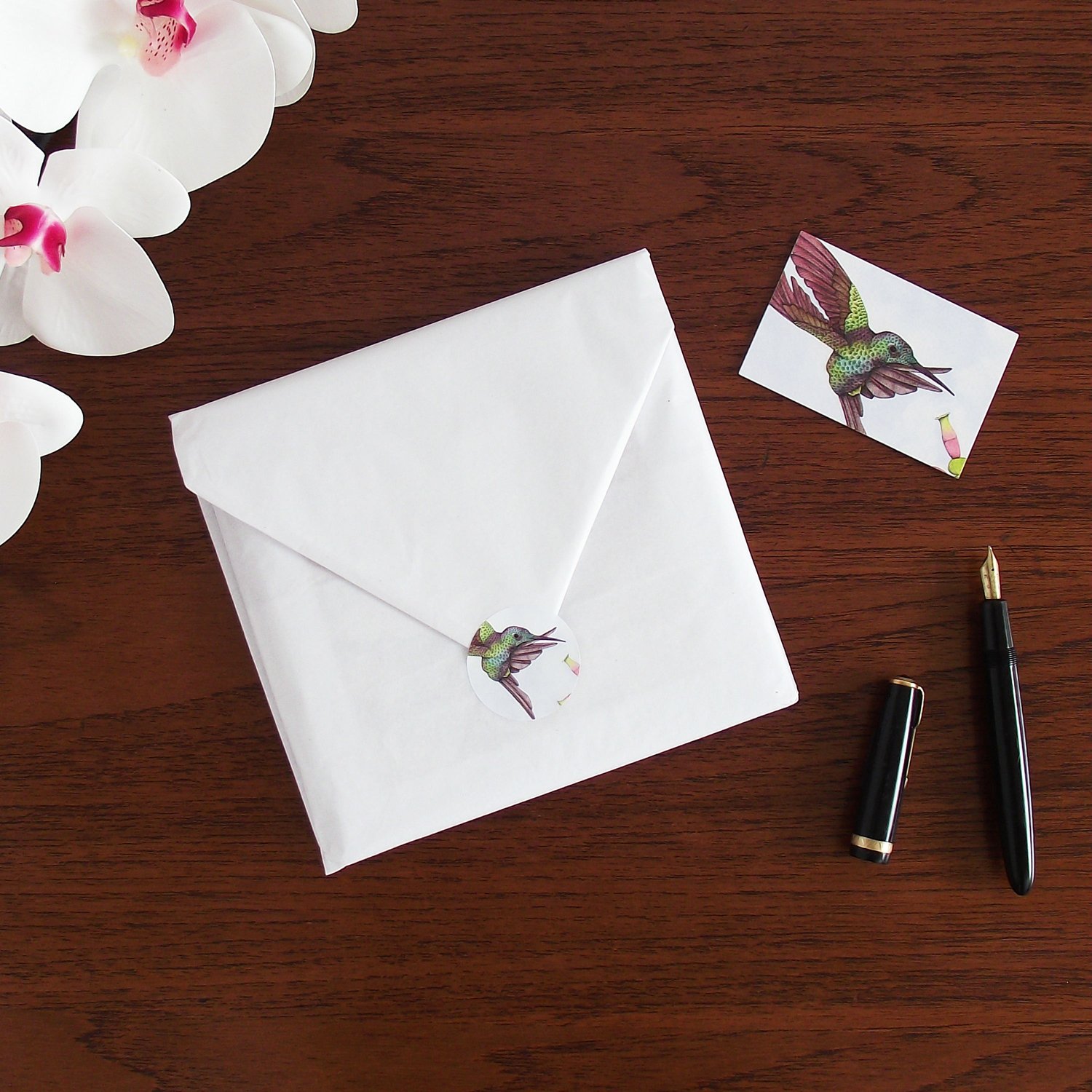 Image of Three Flower Art Cards 