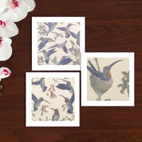 Image 2 of Three Hummingbird Art Cards 