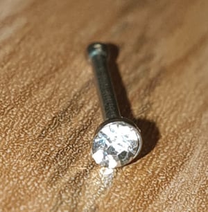 Image of 10 SILVER nose studs