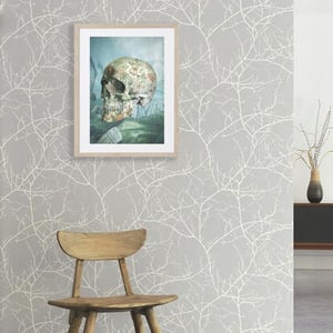 Image of Lámina Porcelain skull