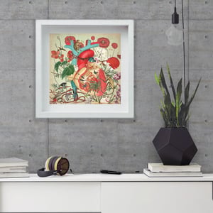 Image of Lámina Corazón Frida kahlo