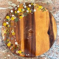 Image 1 of Made to Order Custom Pressed Flower Lazy Susan