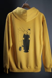 Image 2 of Hoodie Onomatopées Jaune
