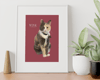 Full-Body Pet Portrait—Print