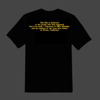 Image 3 of The Outsiders "Librarian Jo Ellen Misakian" dedication t-shirt.