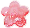 Sakura Coasters; Quicksand Glitter