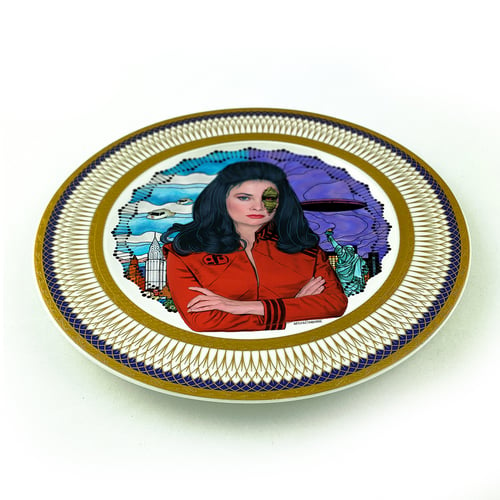 Image of Diana - V - Fine China Plate - #0787