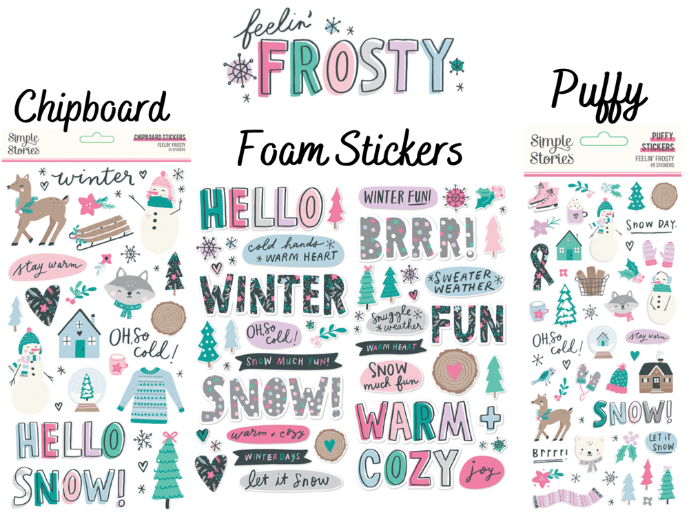 Simple Stories, Feelin' Frosty Stickers