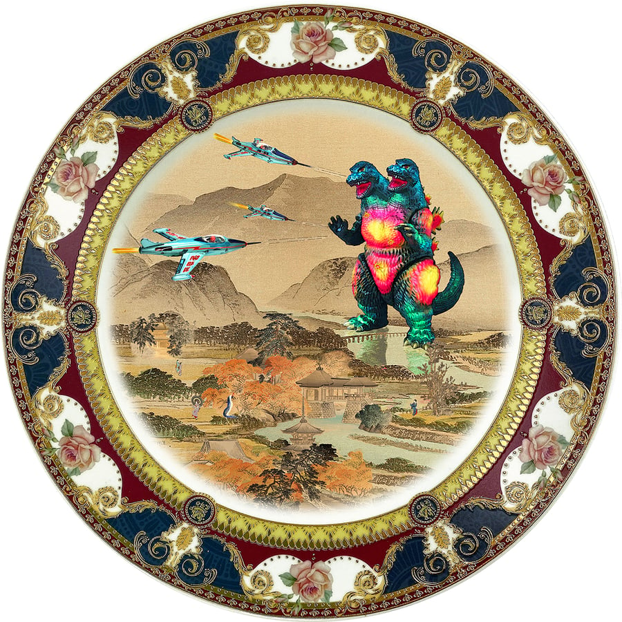 Image of Won't stop us - Self portrait - Fine China Plate - #0787