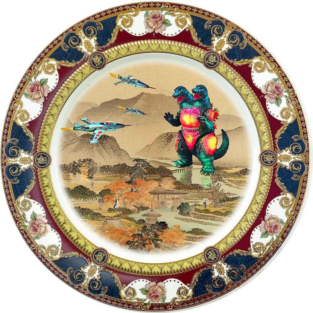 Image of Won't stop us - Selfportrait - Large Fine China Plate - #0777