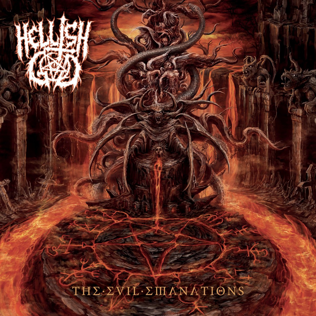 Image of Helish God – The Evil Emanations CD