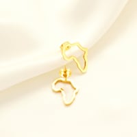 Image 1 of MALAIKA Africa Outline Studs