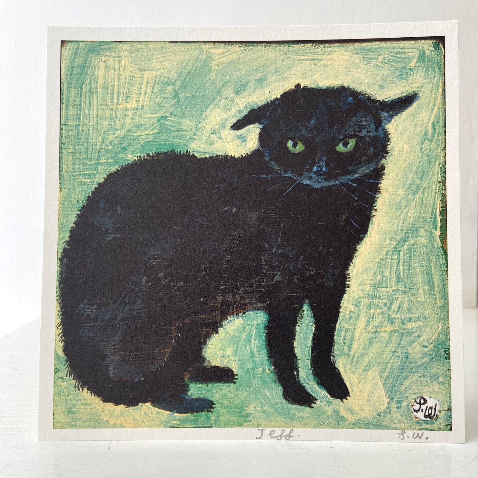 Famous black best sale cat painting