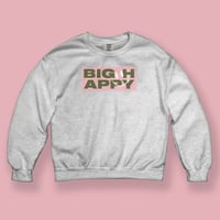 Big Happy "Pink & Green Logo" Crewneck