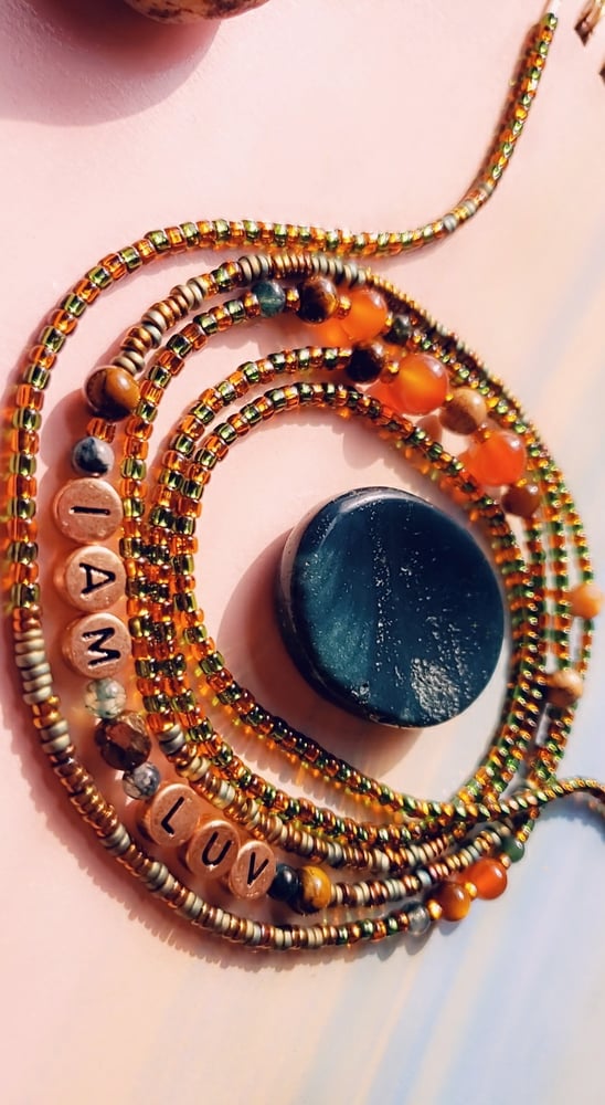 Image of Chakra Healing Waist Beads & Essential Oil Blend