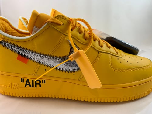 Image of OFF-WHITE x Nike Air Force 1 Low "Canary" DD1876-700