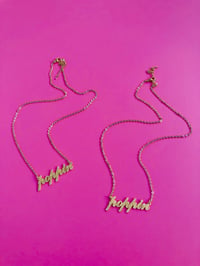 Image 2 of ‘POPPIN’ FROSTED STYLE NECKLACE 