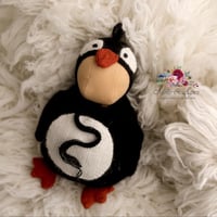 Penguin snuggle sack and bonnet 