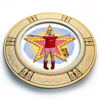 Image 2 of Little Miss Sunshine - Large Fine China Plate - #0744