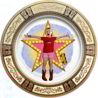Image 1 of Little Miss Sunshine - Large Fine China Plate - #0744