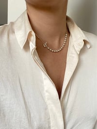 Image 2 of BALL & BEAD NECKLACE