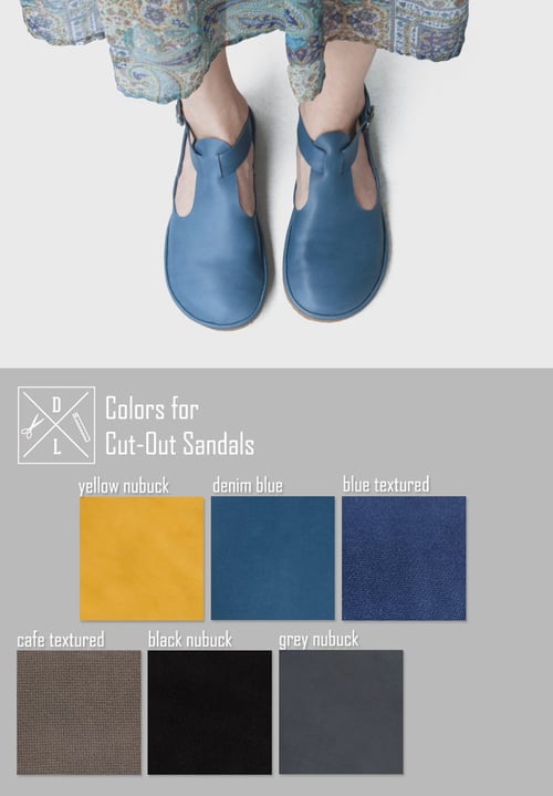 Image of Cut-out in Denim blue