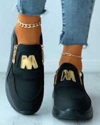 Image 1 of M  Letter Zip Wedge Sneaker 