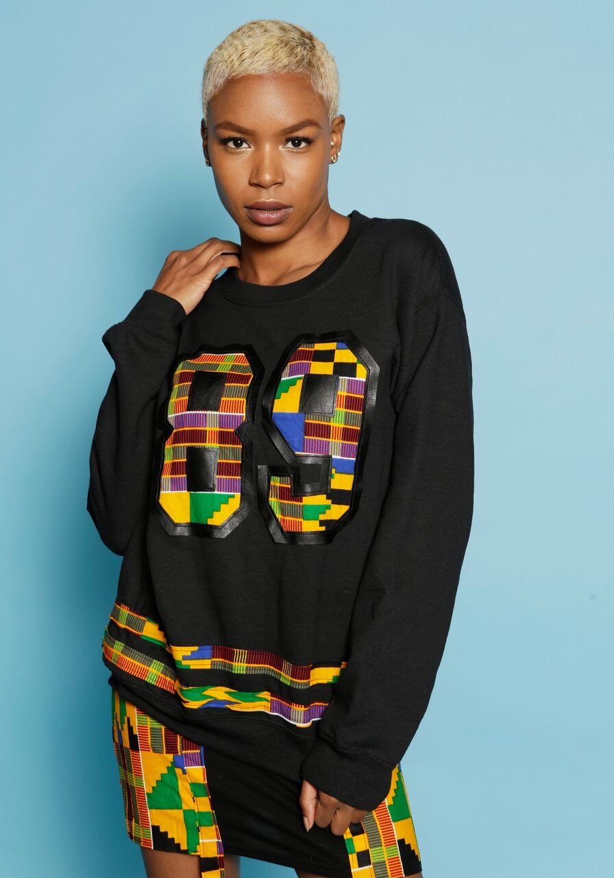 Image of African print sweatshirt unisex