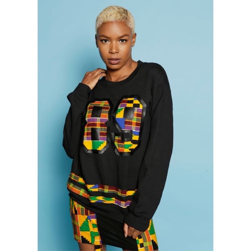 Image of African print sweatshirt unisex