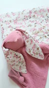 Couverture rose fleurs du Japon Bébé