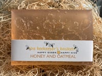 Image 1 of Honey and Oatmeal Honeybee Glycerin Body Bar