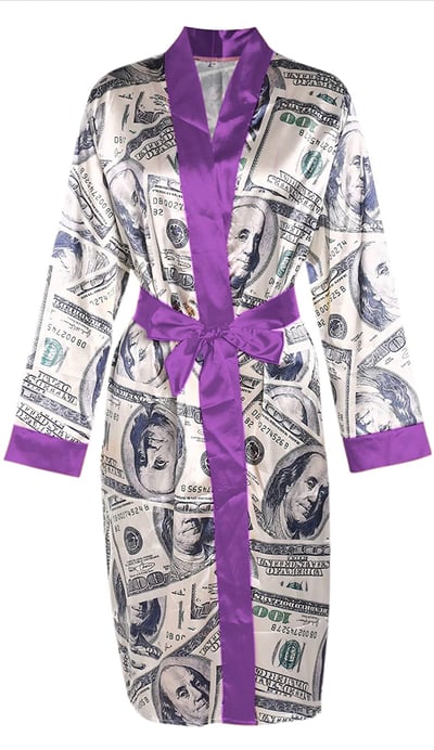 Image of Silky Money Robe